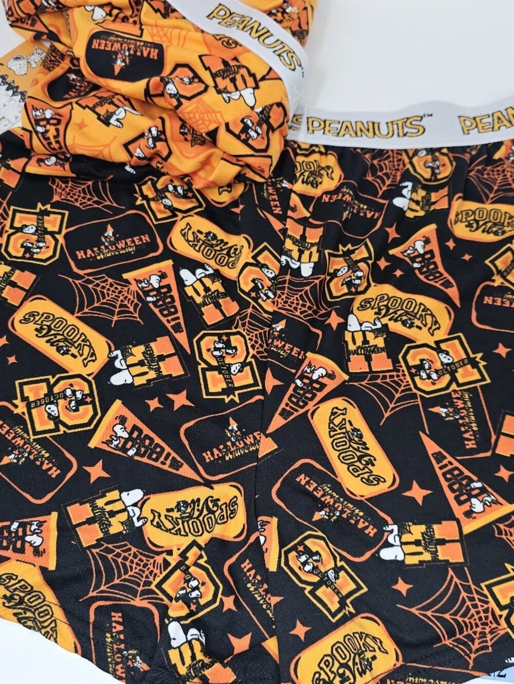 Peanuts NWT 2 Pack Halloween Boxer Shorts Size Large